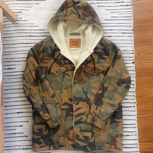 Levis X Justin Timberlake Camo Sherpa 
